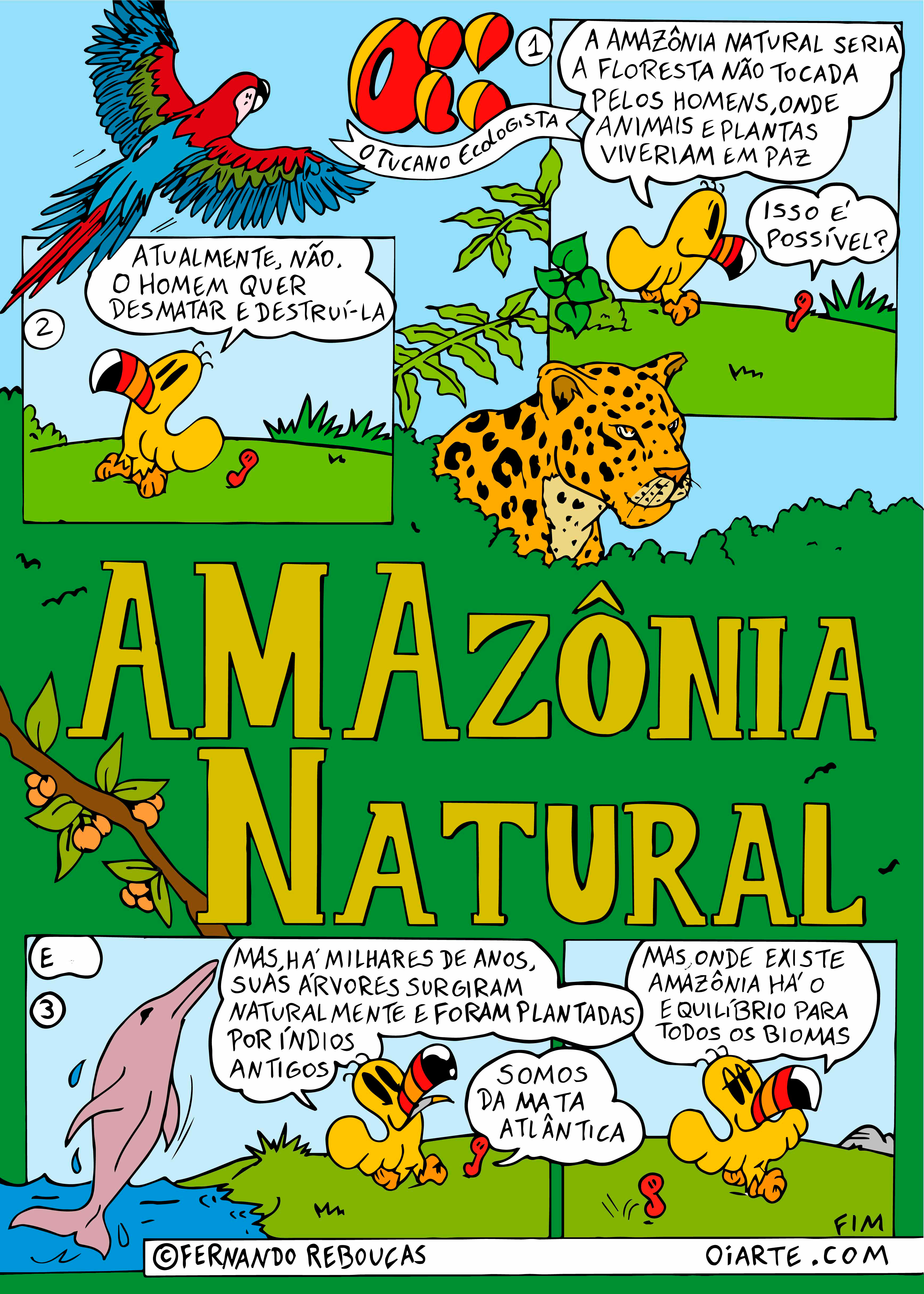 amazônia bioma quadrinhos