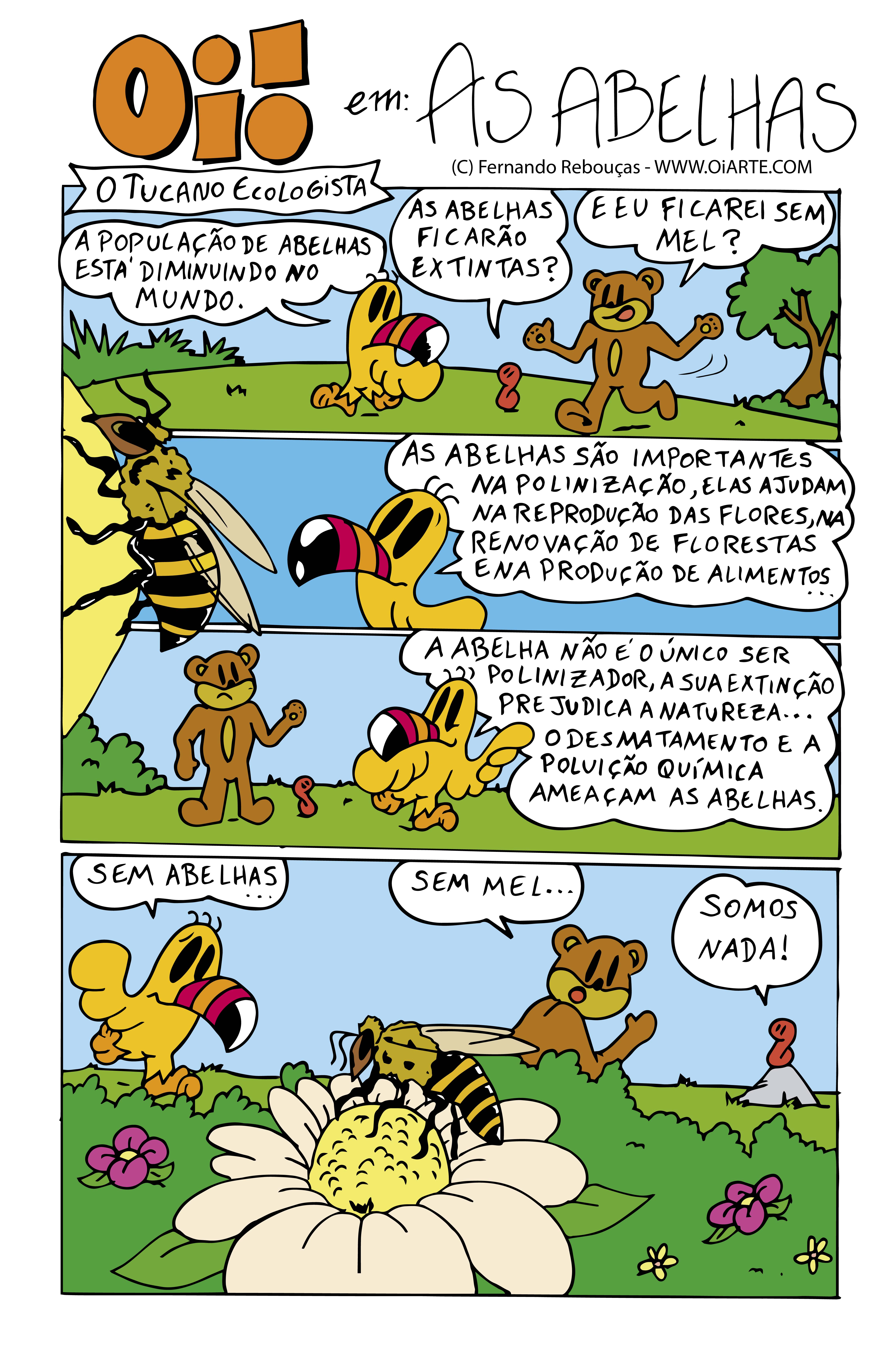abelhas quadrinhos