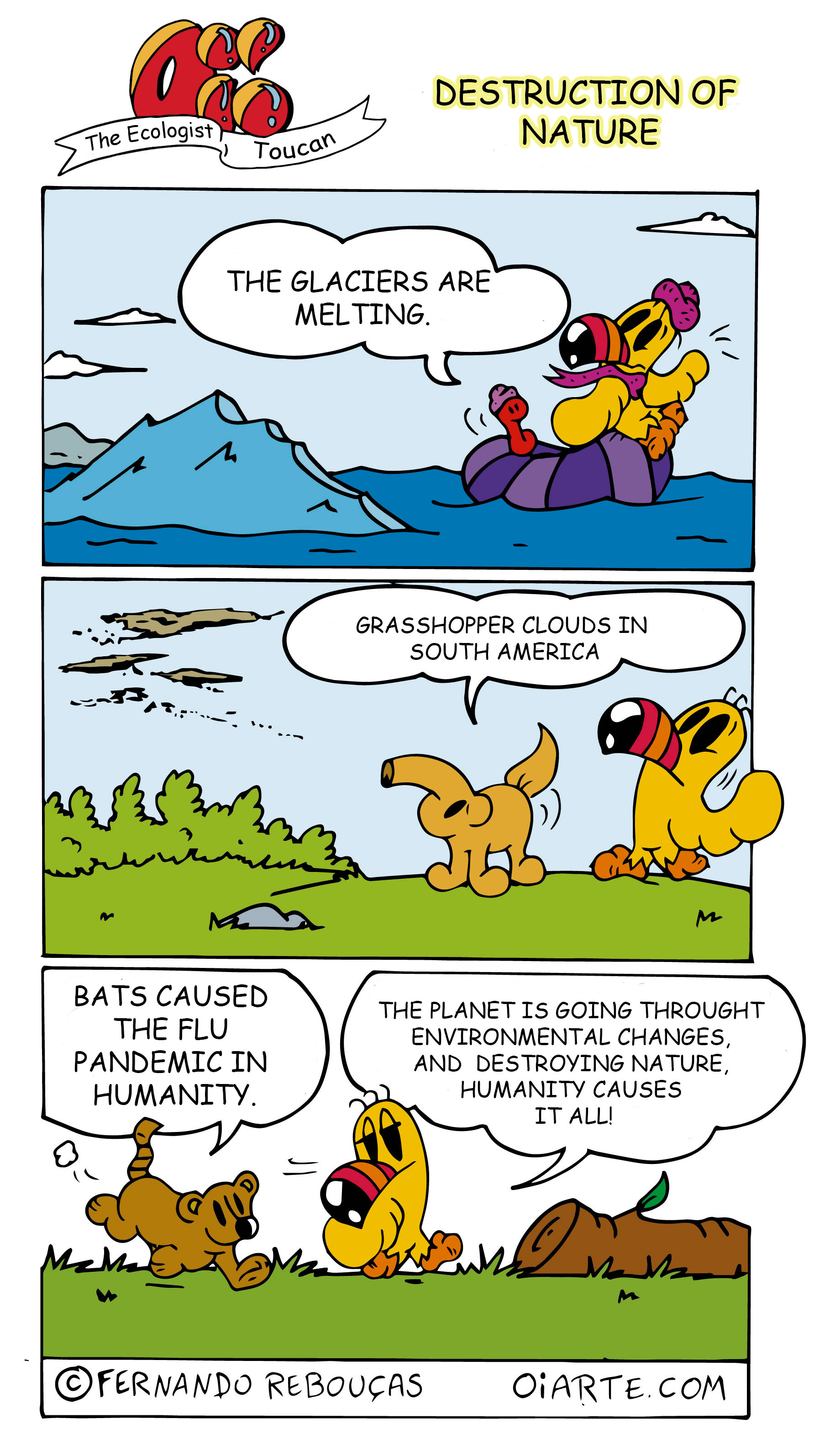 comics about destruction nature ecology