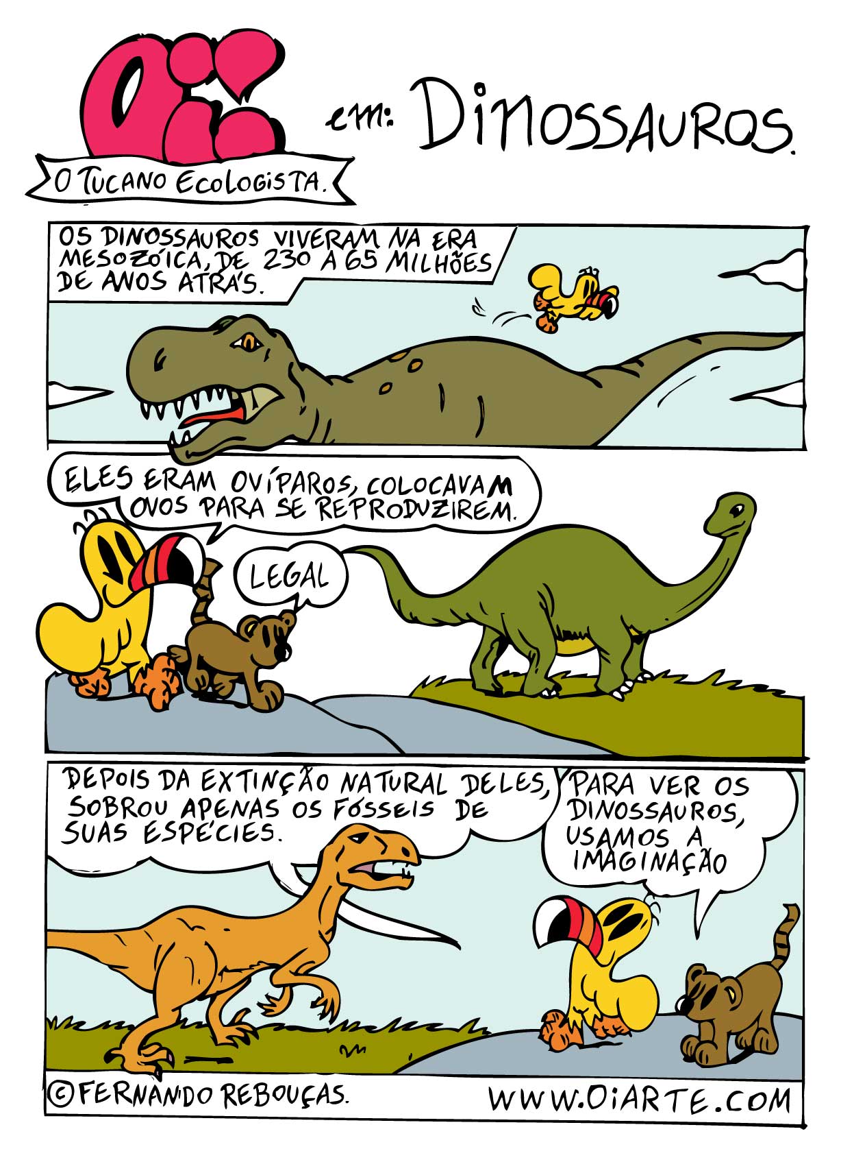Quadrinhos do Oi! O Tucano Ecologista / Fernando Rebouças